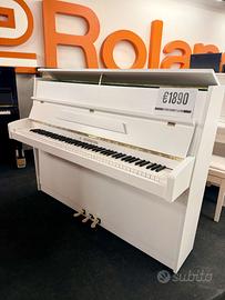 PIANOFORTE VERTICALE A. HERRMANN BIANCO SATINATO