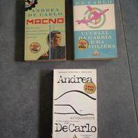 Set tre libri Andrea de Carlo 