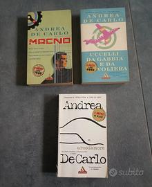 Set tre libri Andrea de Carlo 