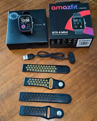 Smartwatch Amazfit GTS 4 Mini + cinturini