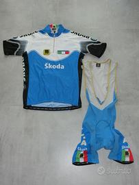 Completo ciclismo storico Team Skoda Italia - Tg S
