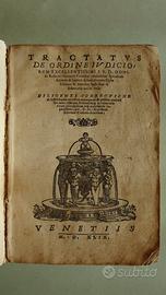 Libro antico anno 1549