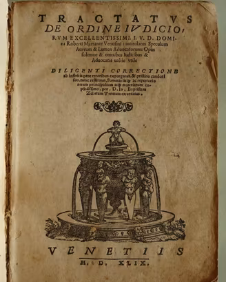 Libro antico anno 1549