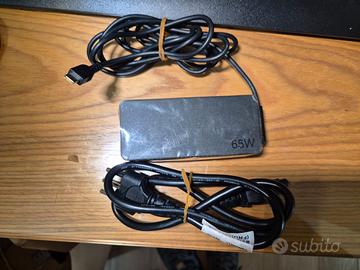 Alimentatore Orignale Lenovo 65W USB-C Nero