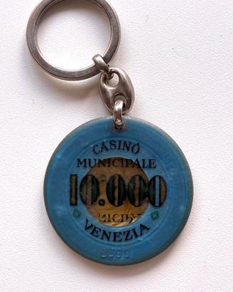 Portachiavi token Casinò di Venezia 10.000Lire