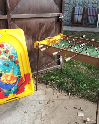 Flipper e Calcetto Bimbi Ragazzi Vintage Arcofalk.