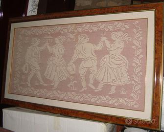 QUADRO REALIZZATO AD UNCINETTO