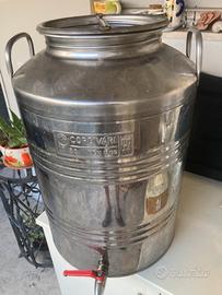 Contenitore acciaio per olio