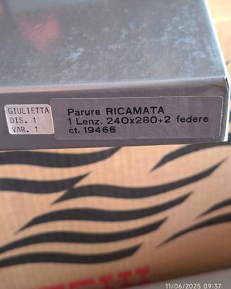 Parure matrimoniale cotone con orlo Zucchi
