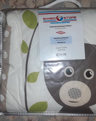 biancheria lettino bambino
