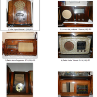 Lotto 6 radio epoca con Domus e Safar Super Melode