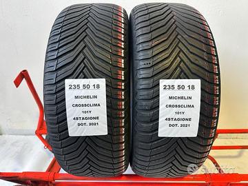 2 gomme 235 50 18 Michelin 4stagione