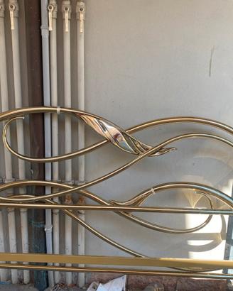 Letto in ottone