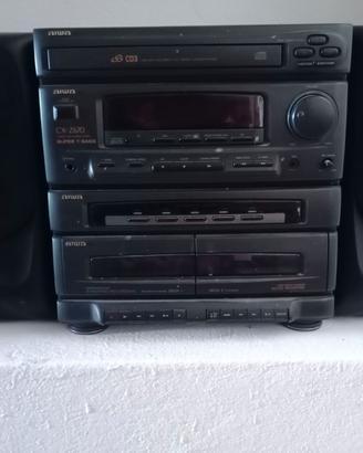 Stereo aiwa cx-z670 casse Kenwood ls-322
