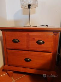 Set 3 comodini in legno coordinati con comò