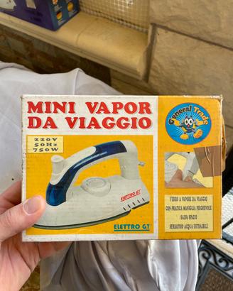 Mini ferro da stiro vintage da viaggio Elettro GT