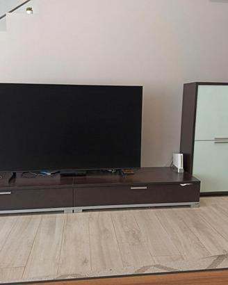 Parete attrezzata per tv e mobile contenitore