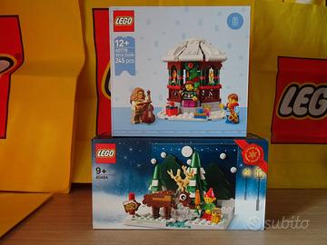 LEGO 40778 WINTER GAZEBO + 40484 LIMITED EDITION N