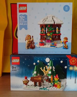 LEGO 40778 WINTER GAZEBO + 40484 LIMITED EDITION N