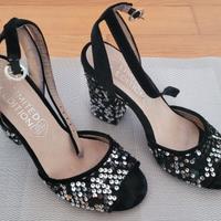 Scarpe  nere con paillets