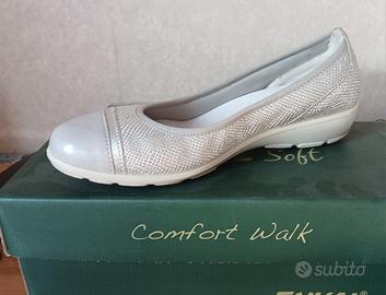 Scarpe donna décolleté bianche 