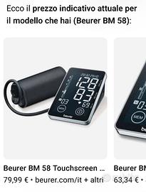 Misuratore di Pressione Beurer BM 58 - Touchscreen