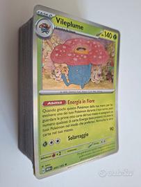 Mazzo 100+ carte Pokemon italiane tutte differenti