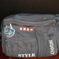 Borsa fasciatoio brevi free style blu