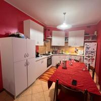 Cucina con elettrodomestici