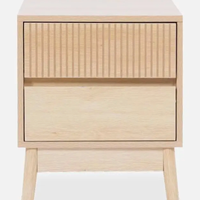 🌿 Comodino Scandinavo - Legno e Pino (Nuovo)