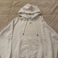 Off-White Felpa Bianca con scritta OFF