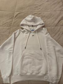 Off-White Felpa Bianca con scritta OFF