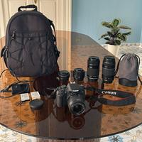 Kit Reflex Canon 700D + 4 Obiettivi Pro Extra