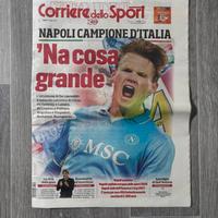 Giornale corriere dello sport Napoli campione