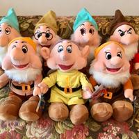 Peluches originali Disney dei sette nani