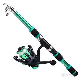 Canne da pesca con mulinello 2,10 mt e 2,70 mt