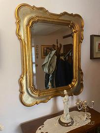 specchio vintage oro anni 60