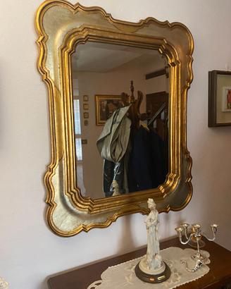 specchio vintage oro anni 60
