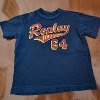 Maglietta cotone Replay & Sons tg 18/24 mesi