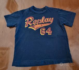 Maglietta cotone Replay & Sons tg 18/24 mesi