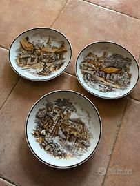 Set 3 piatti da collezione