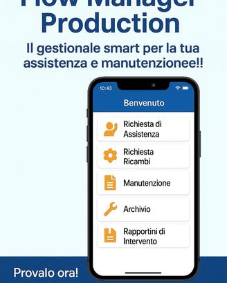 Software gestione richieste assistenza ricambi