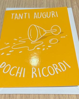 Malauguri biglietto auguri divertente nuovo