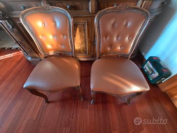 Sedie imbottite stile classico