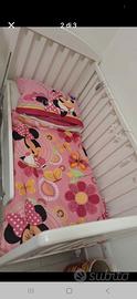 Lettino con sbarra 120x60 compreso di materasso