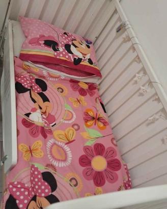 Lettino con sbarra 120x60 compreso di materasso