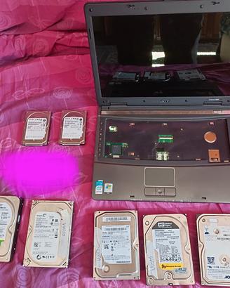 Portatile Acer +hd scusi 2,5 +hd sata 3,5 (sped1€)