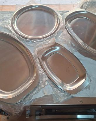 32 vassoi inox 18/8 Danimarca nuovi mai usati