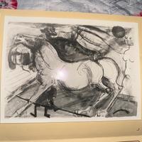 Litografia Bruno Cassinari