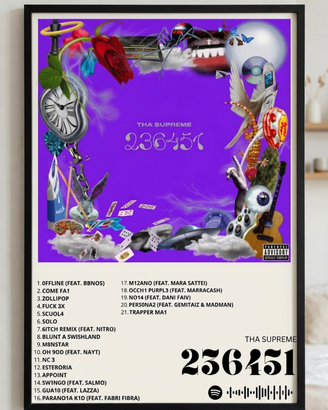 🎨 Poster / Quadro Personalizzato Musica & Album
